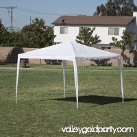 BELLEZE Canopy Gazebo Tent Up 10' Foot x 10' Foot Weddings Outdoors, White   